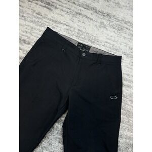 Oakley Pants Mens 34x30 Black 5 Pocket Performance Stretch Chino Golf
